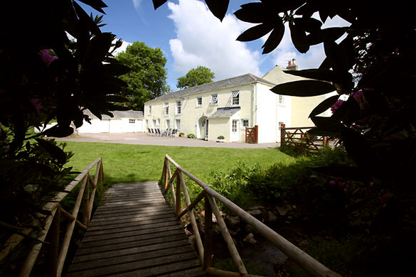 Croft House as seen from the secret garden