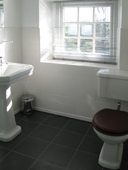 The showerroom at Croft House in the Lake District