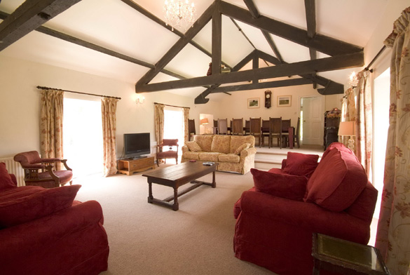 The sitting room at Croft House in the Lake District