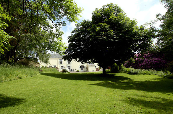 Croft House viewed from the bottom of the garden