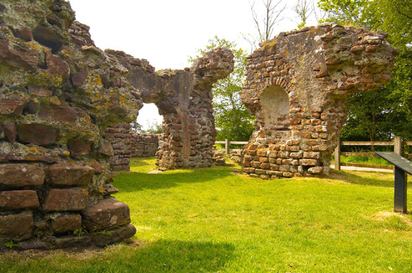 The Roman Bathhouse at Ravenglass, the Lake District